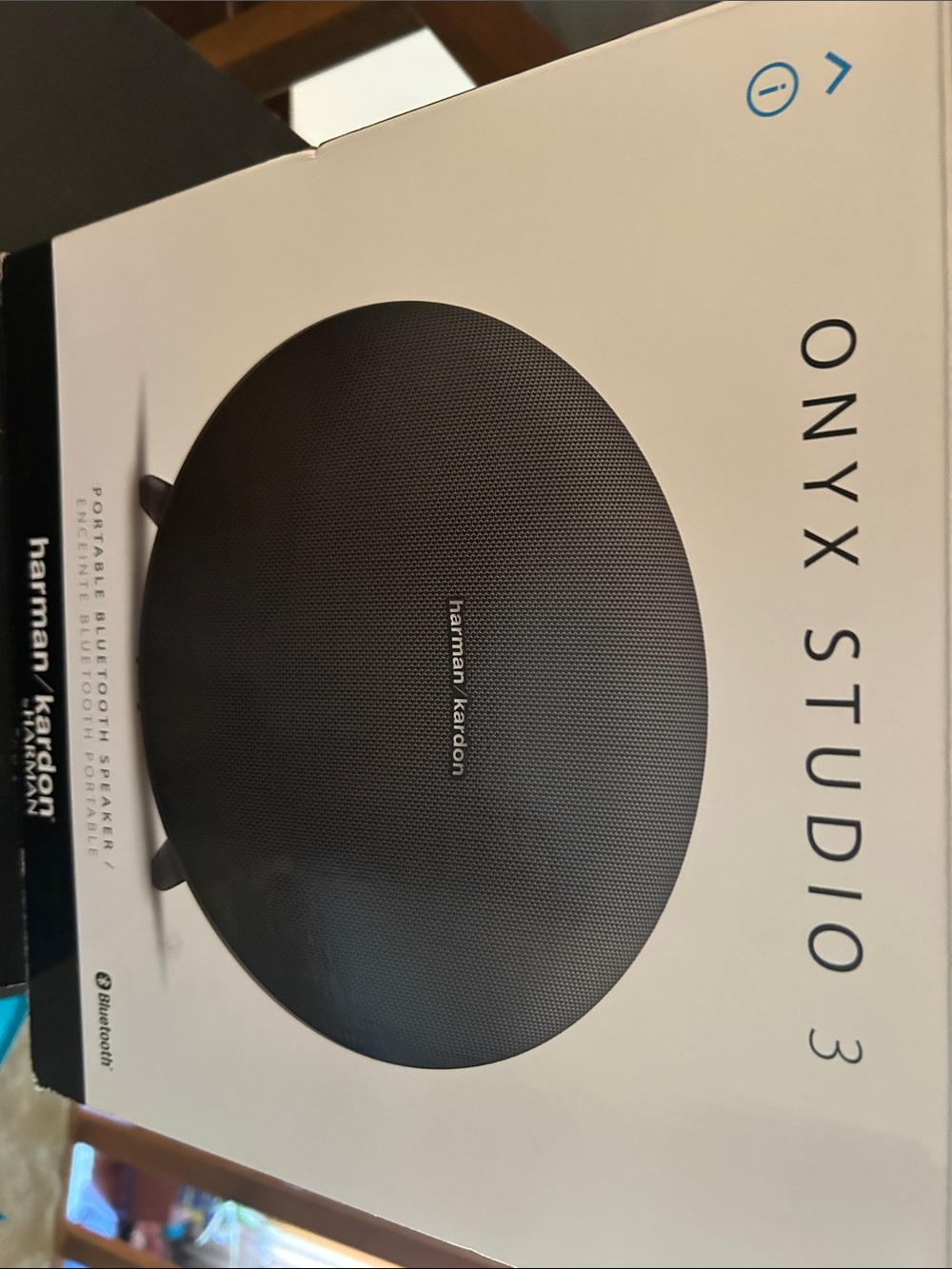 Onyx Studio 3 Portable Bluetooth Speaker - Black